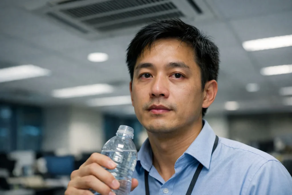 Singapore Air-Con Dryness: Dry Eyes & Sore Throat